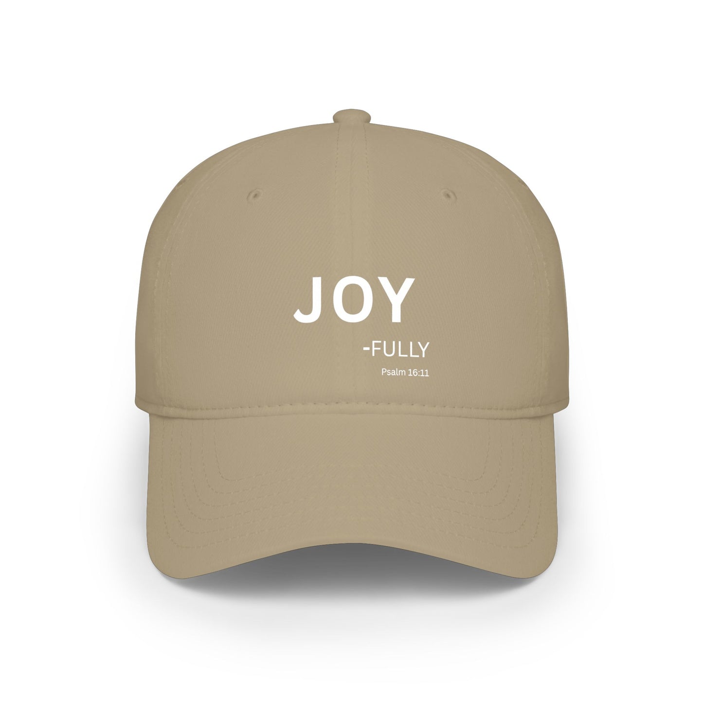 Joy-Fully Baseball Cap — Christian Hat (Psalm 16:11)