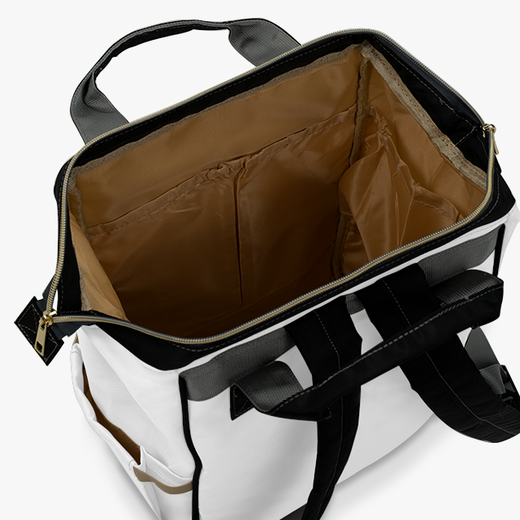 Cute Critters Diaper Backpack — Christian Diaper Bag (Psalm 150:6)