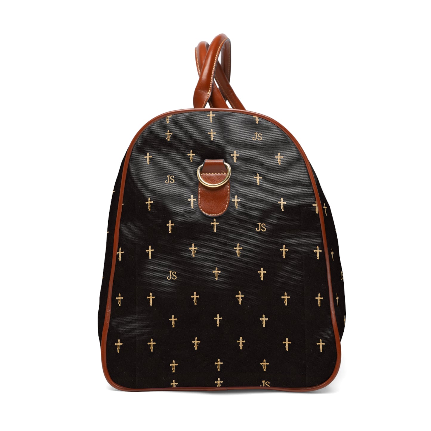 Christian Weekender Bag – Cross Pattern Travel Tote, Faith-Based Gift for Women
