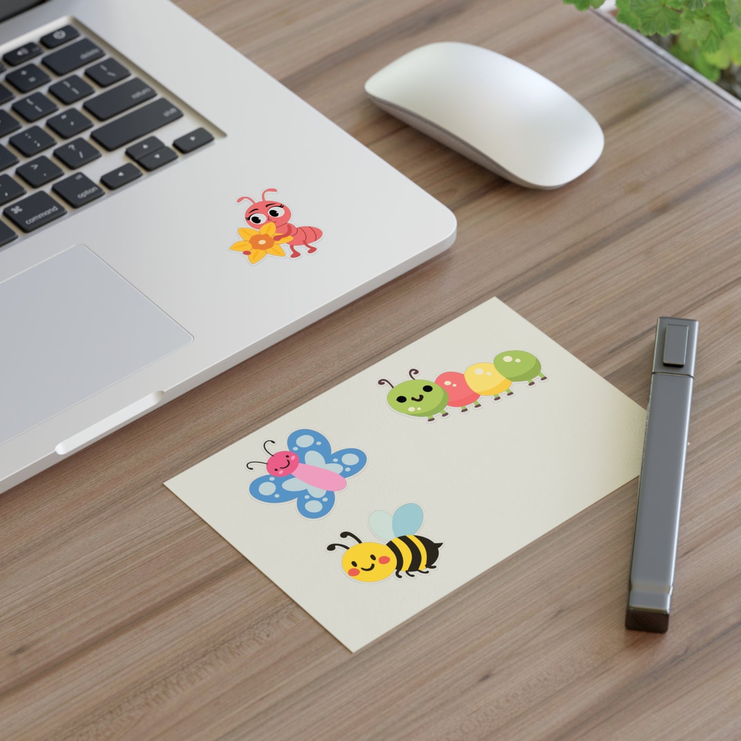 Cute Bug Sticker Sheet —VINYL Stickers for Kids, Scrapbooks & Planners