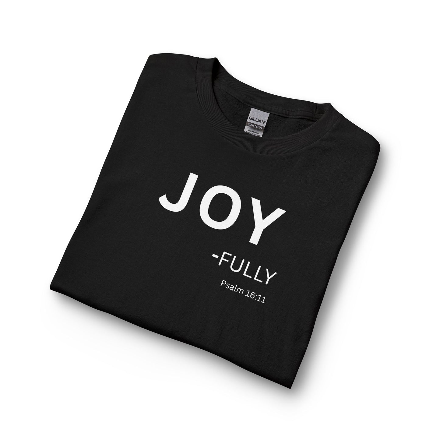 Joy-Fully Long Sleeve Tee – Christian Shirt (Psalm 16:11)