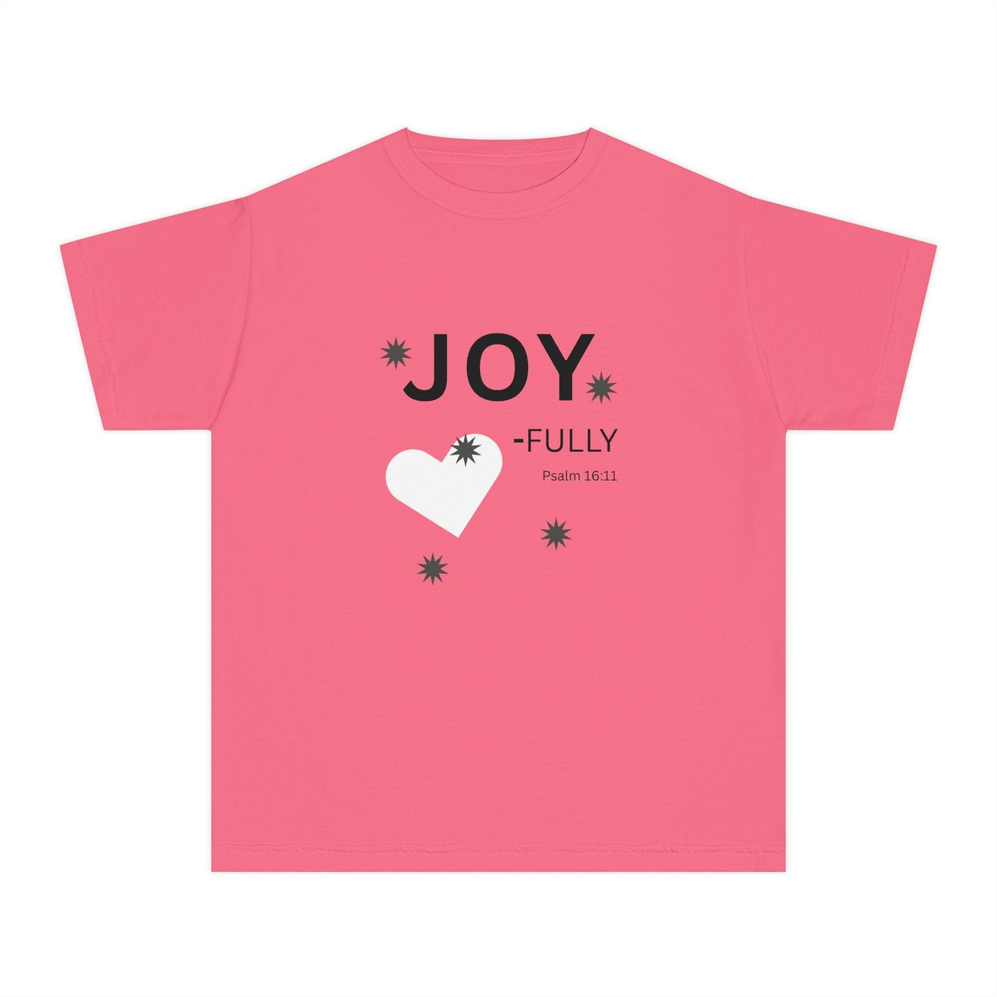 JOY-fully Youth Tee, Psalm 16:11 —  Christian Kids T‑Shirt