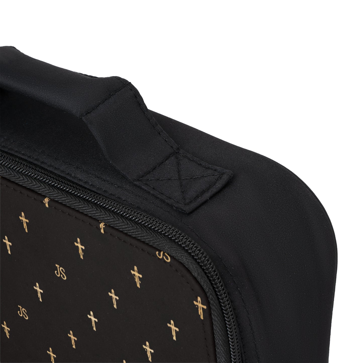 Black, Crosses ‘Joyfully Saved’ Lunch Bag — Christian Insulated Lunchbox