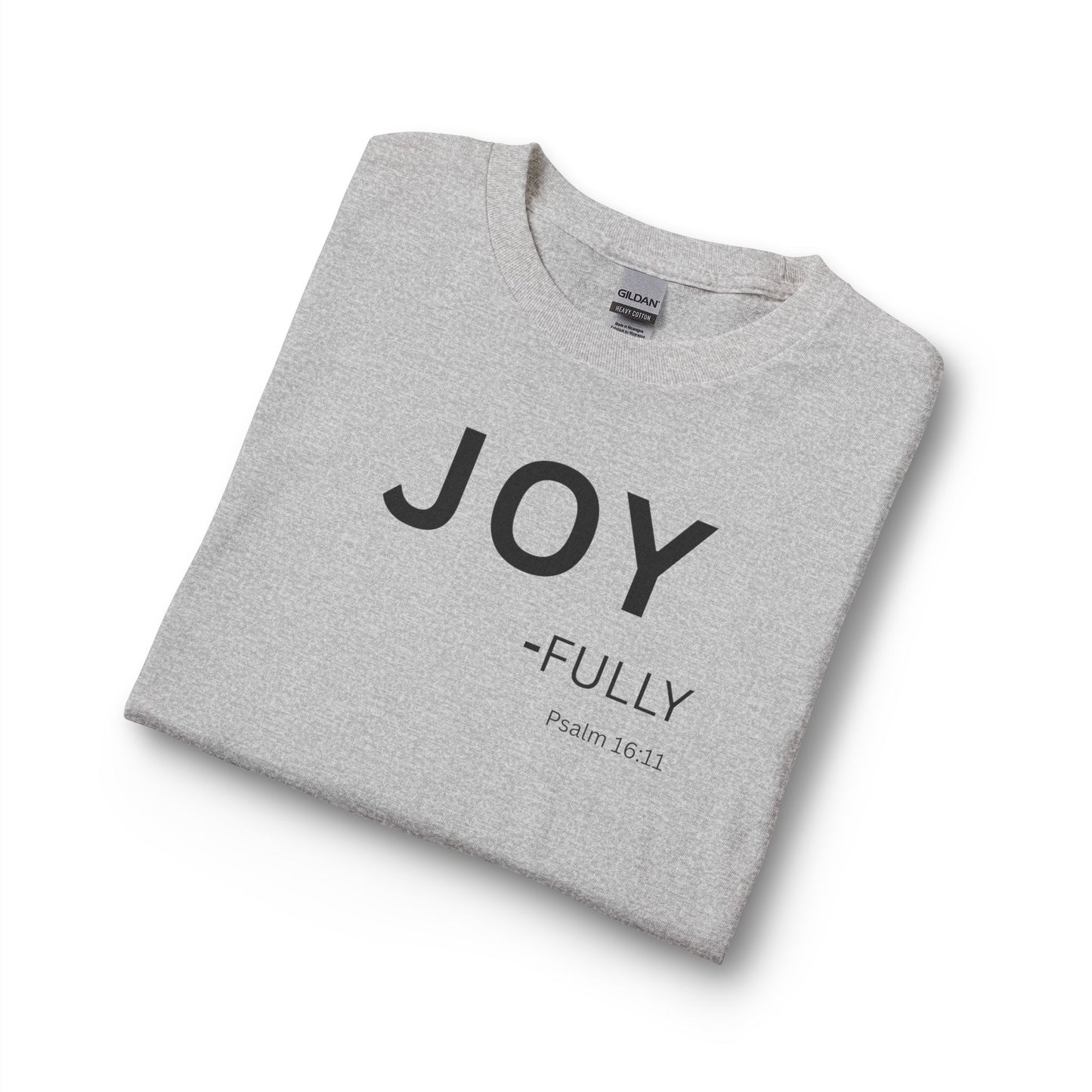 Joy-Fully Long Sleeve Tee – Christian Shirt (Psalm 16:11)