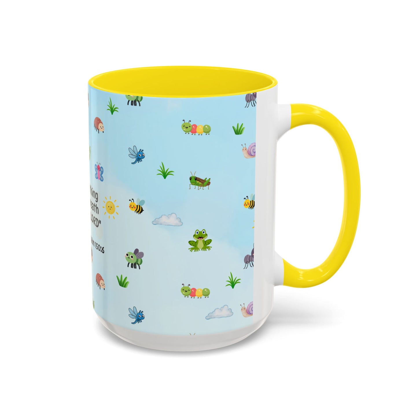 Christian Coffee Mug — Ceramic Accent Mug (Psalm 150:6)