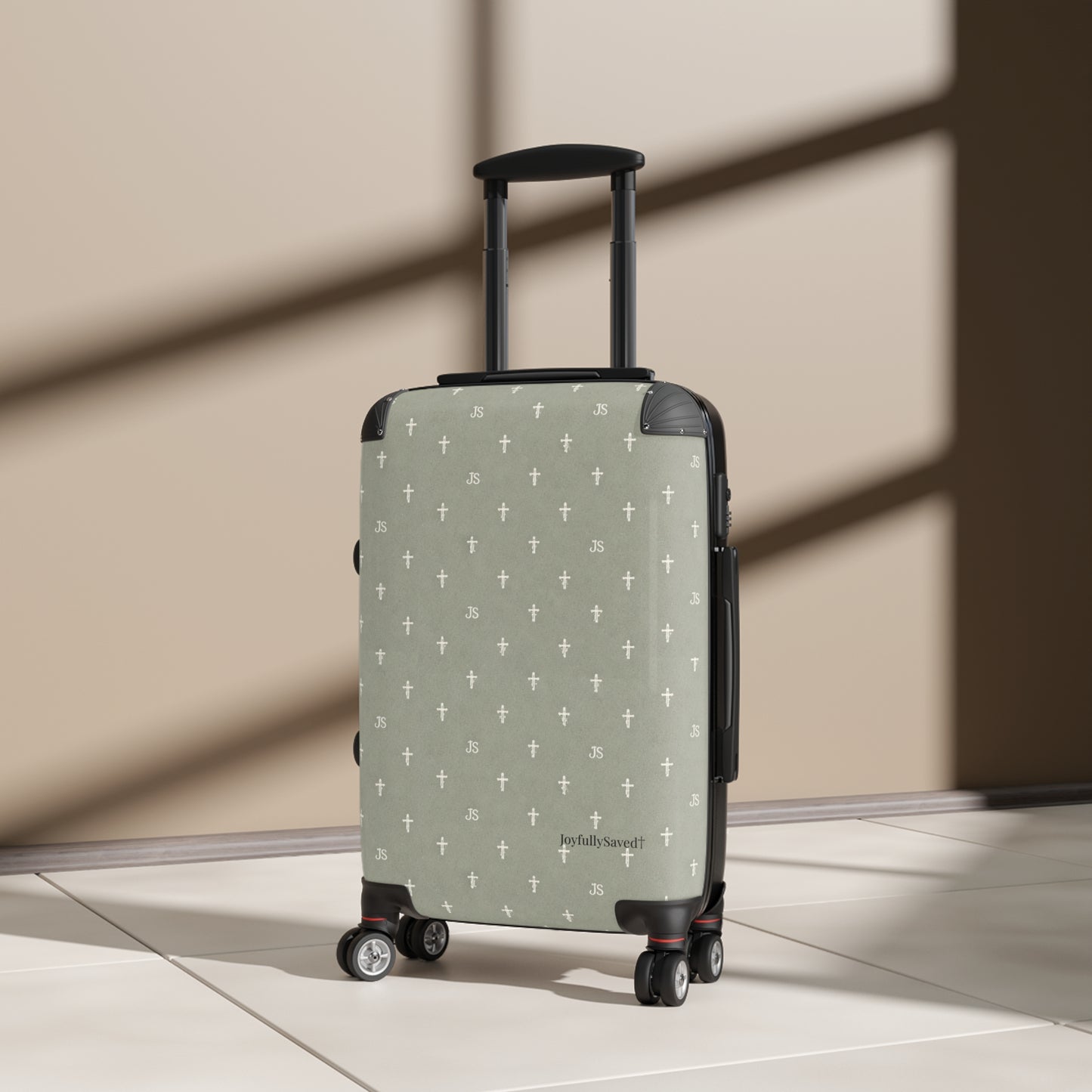 Christian Pattern Suitcase (Carry-On, Med, Large)— Sage Travel Luggage