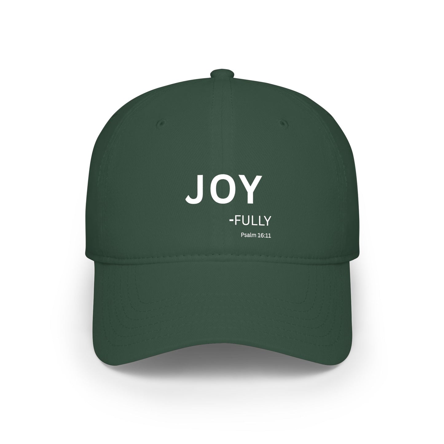 Joy-Fully Baseball Cap — Christian Hat (Psalm 16:11)