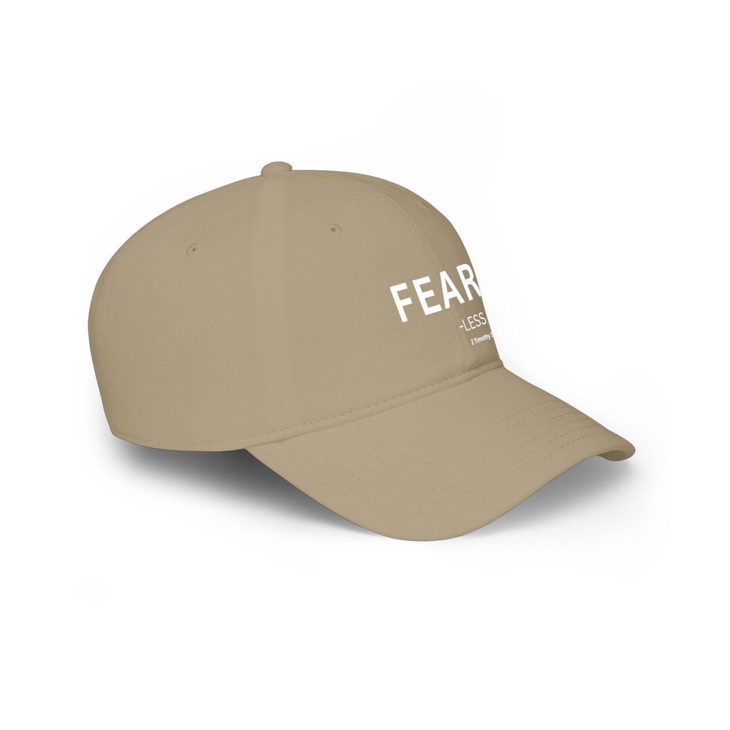 FEAR-less  Baseball Cap — Christian Hat (2 Timothy 1:7)