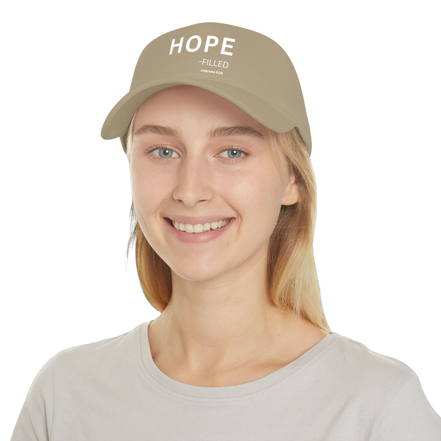 HOPE-filled Baseball Cap — Christian Hat (Hebrews 6:19)