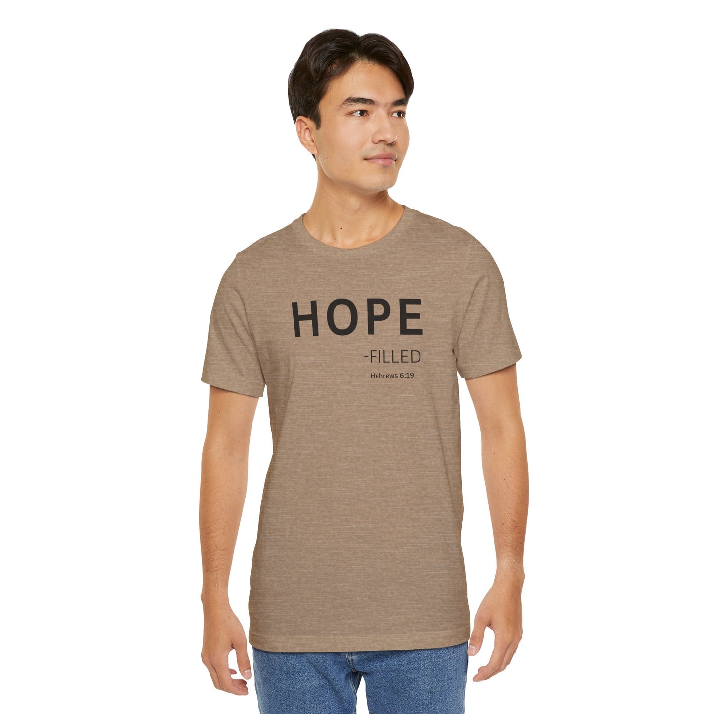 HOPE - filled - (Hebrews 6:19) | Christian Statement T-Shirt