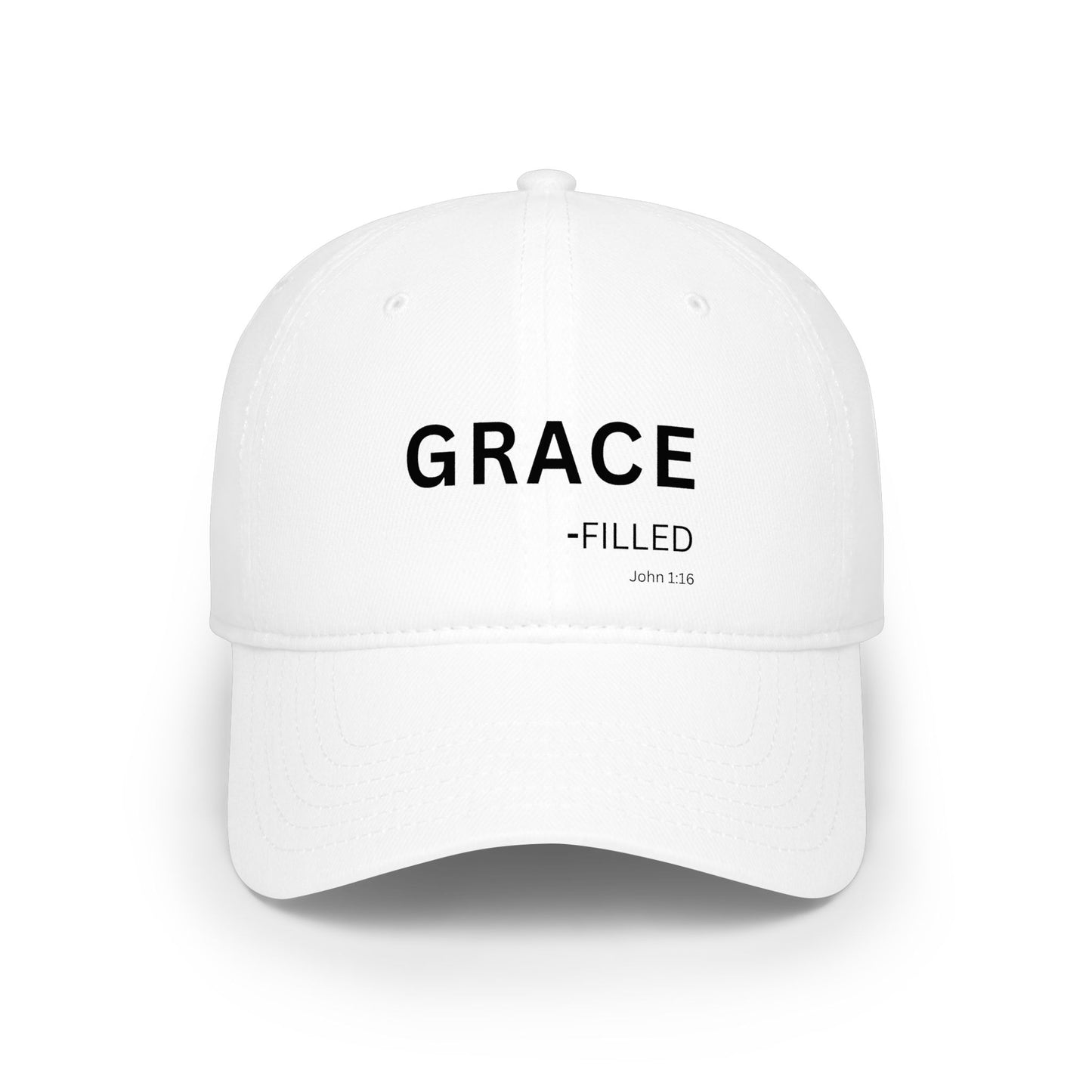 GRACE-filled Baseball Cap — Christian Hat (John 1:16)