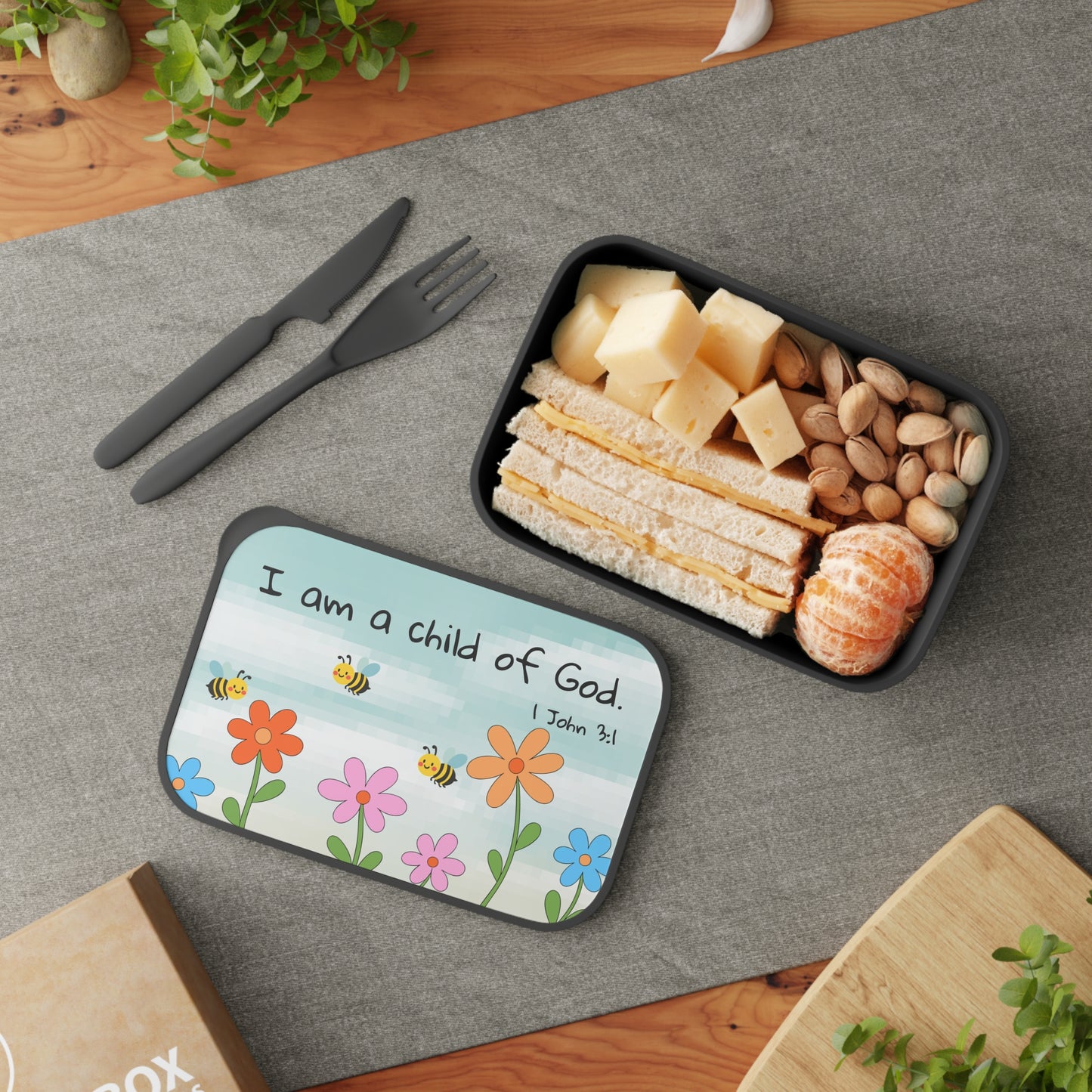 "Child of God" PLA Bento Box – Eco Utensil Lunch Container
