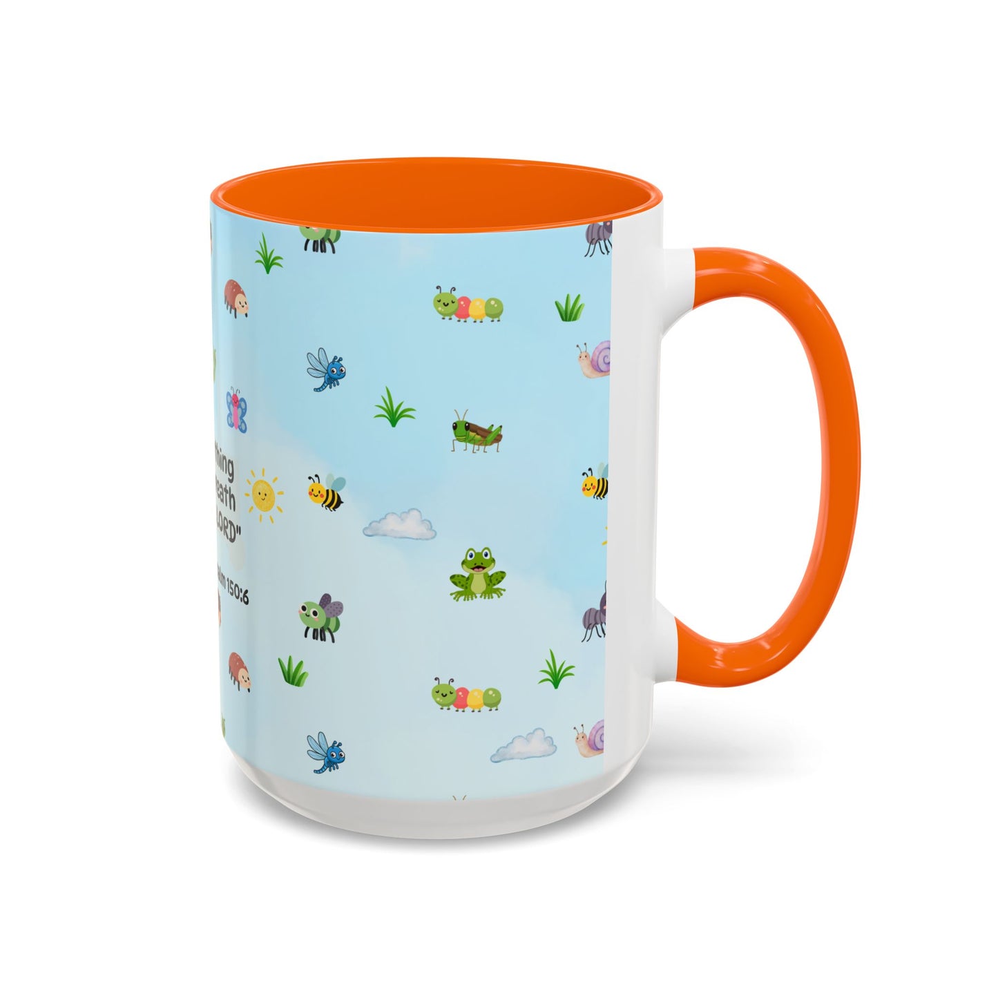 Christian Coffee Mug — Ceramic Accent Mug (Psalm 150:6)