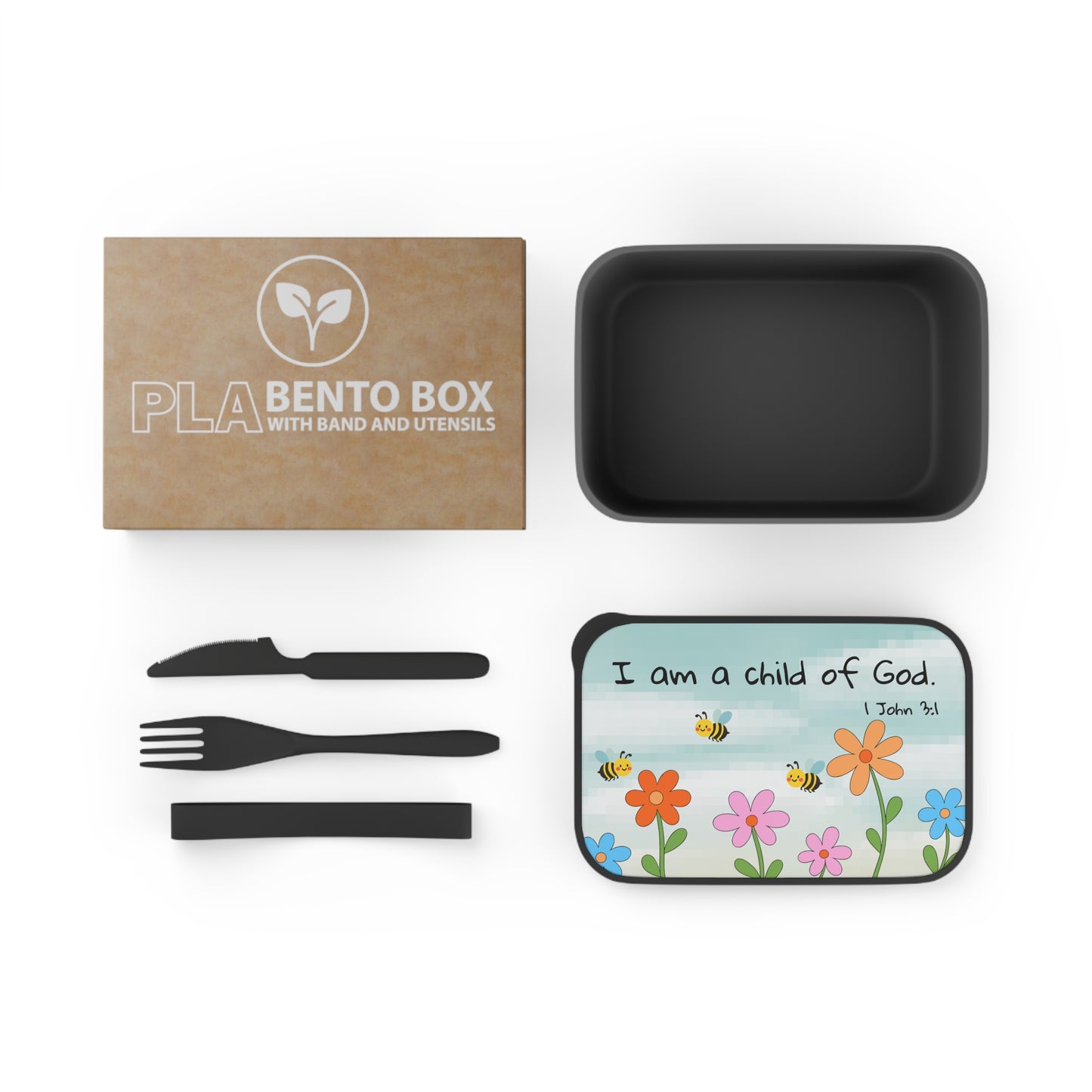"Child of God" PLA Bento Box – Eco Utensil Lunch Container