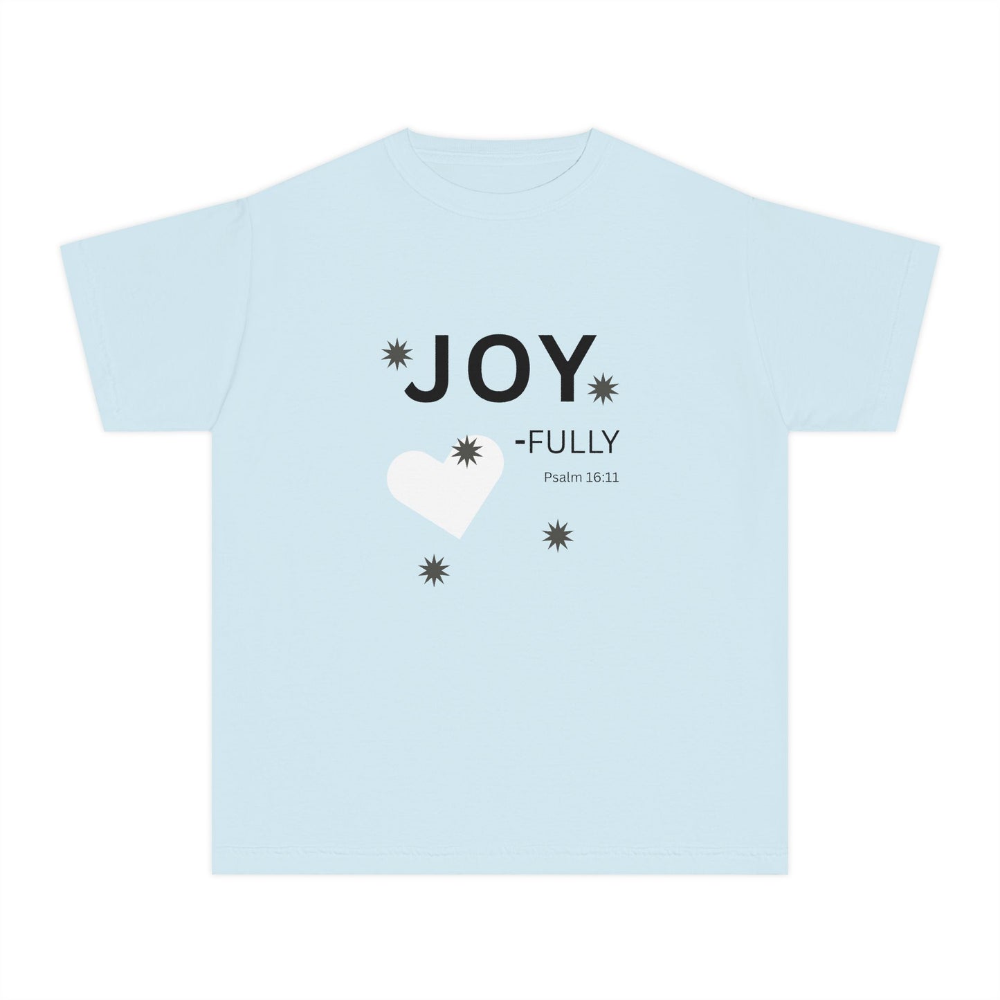 JOY-fully Youth Tee, Psalm 16:11 —  Christian Kids T‑Shirt