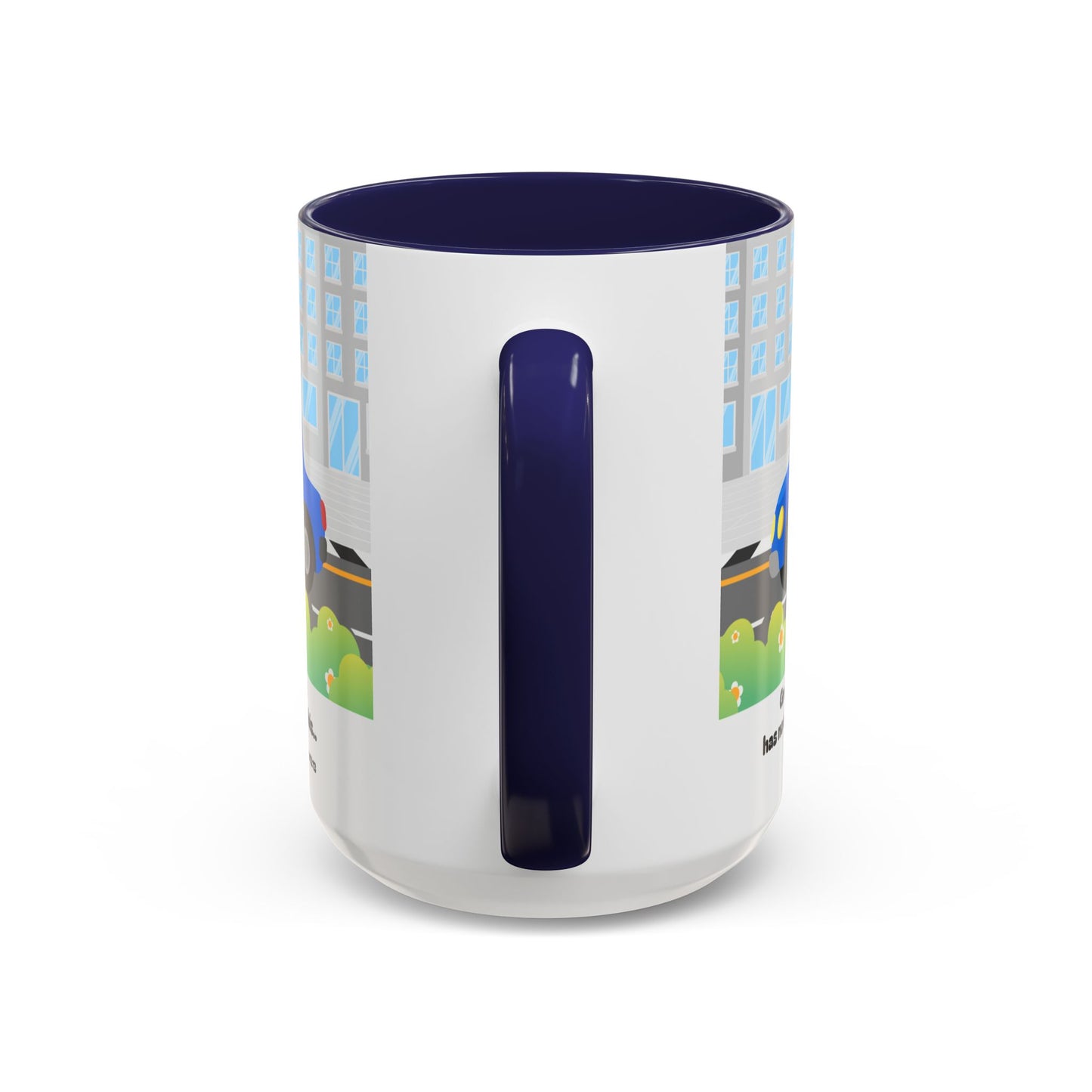 Police Car Coffee Mug — "Greater love has no one than this" Scripture Mug (11/15 oz)