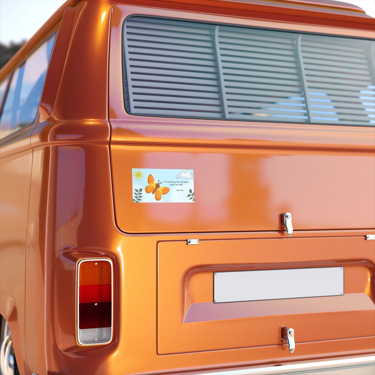Psalm 150:6 Christian Bumper Sticker — "Let everything that has breath..""