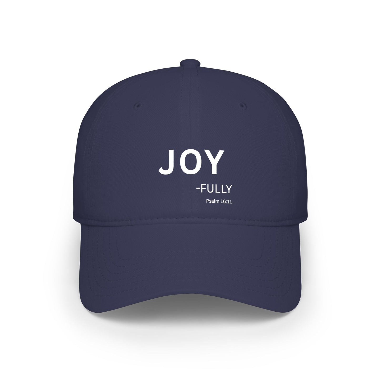 Joy-Fully Baseball Cap — Christian Hat (Psalm 16:11)