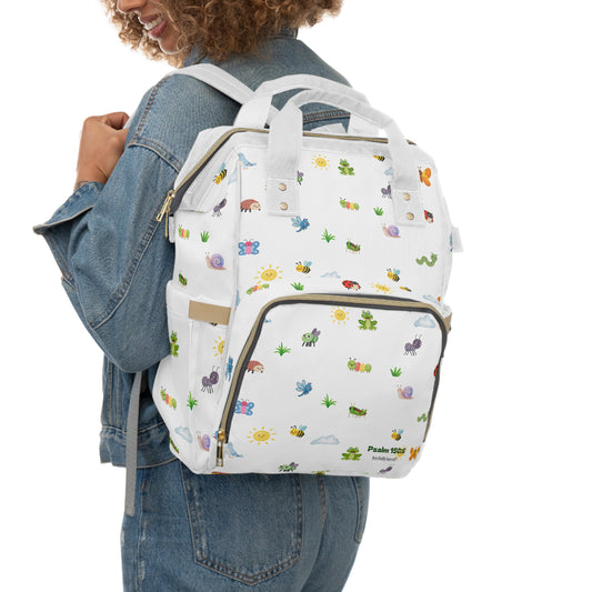 Cute Critters Diaper Backpack — Christian Diaper Bag (Psalm 150:6)