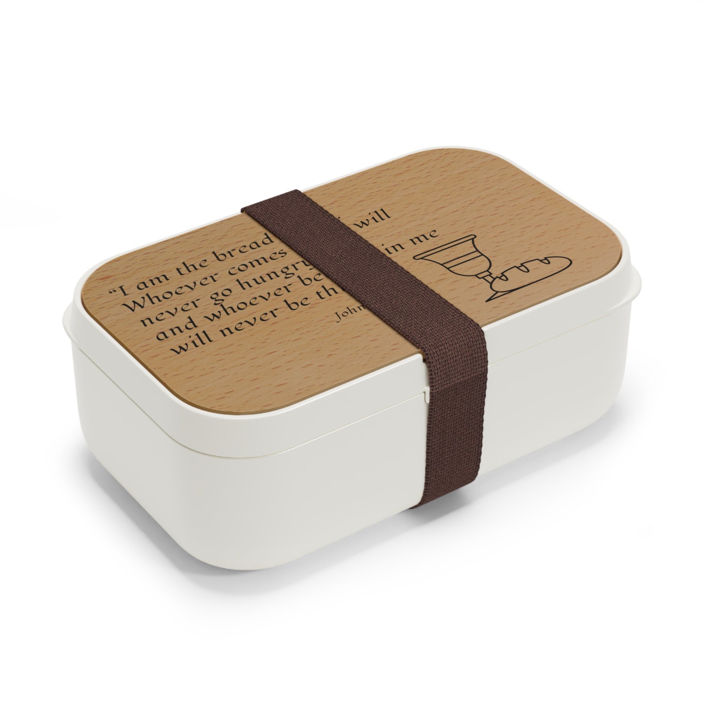 Christian Bento Lunch Box — "I Am the Bread of Life" John 6:35