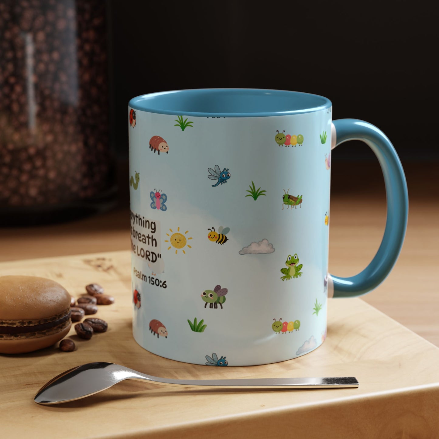 Christian Coffee Mug — Ceramic Accent Mug (Psalm 150:6)