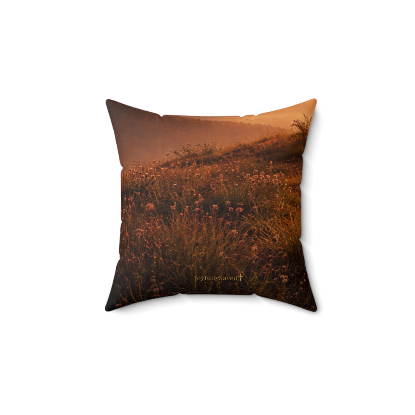 "I am the resurrection.." John 11:25 Decorative Pillow — Christian Throw Pillow