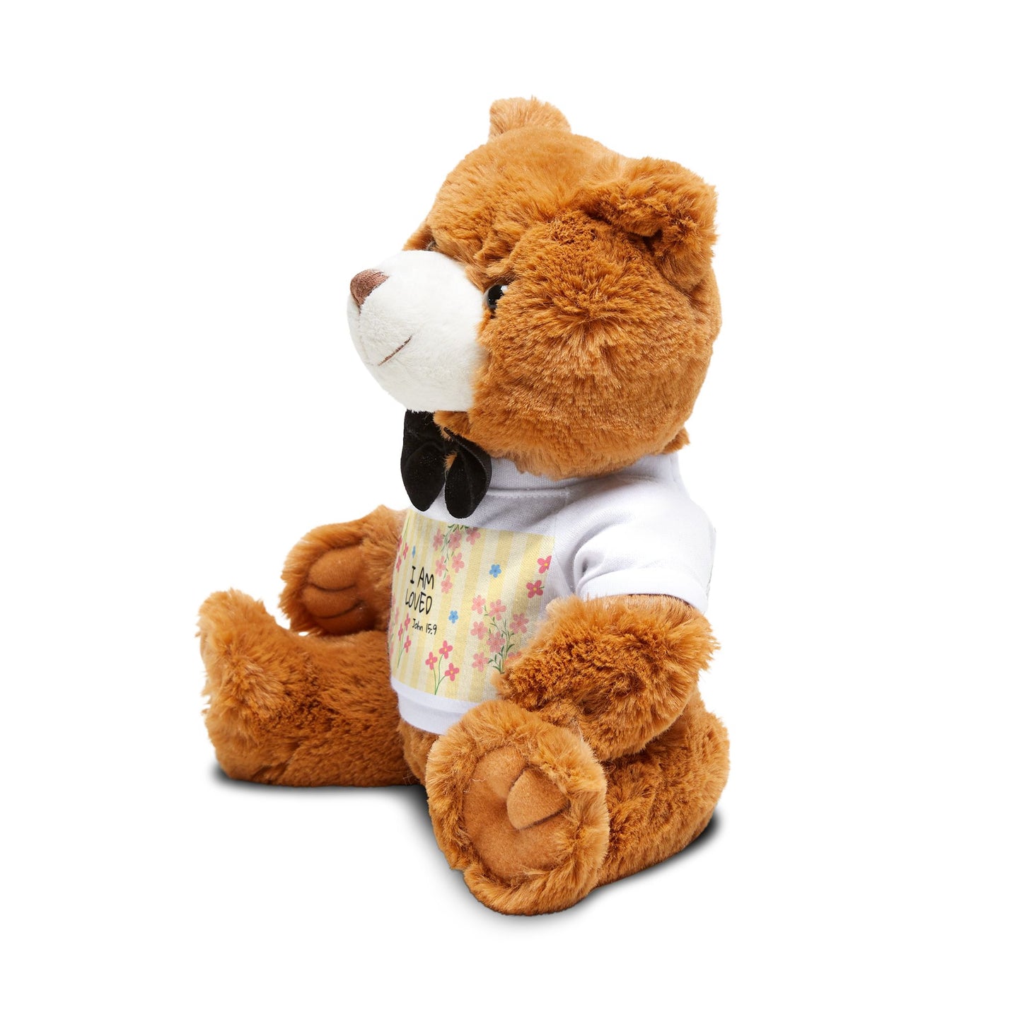 Bowtie Teddy Bear — Plush Bear with Uplifting Christian Message