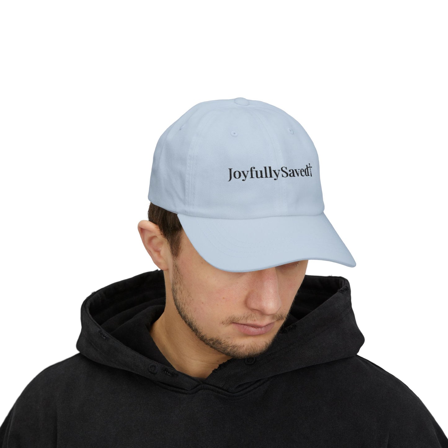 Classic "Dad" Cap, Cross logo only — Embroidered Christian Baseball Hat