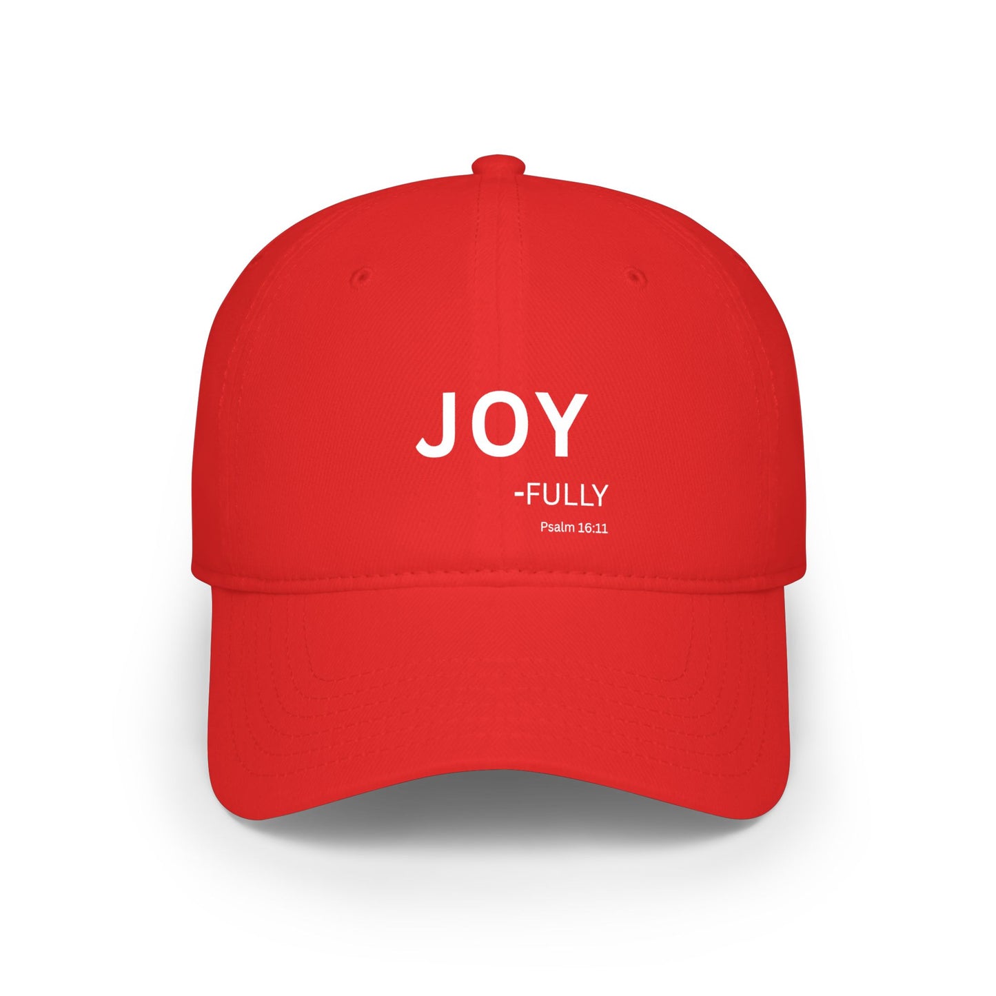 Joy-Fully Baseball Cap — Christian Hat (Psalm 16:11)