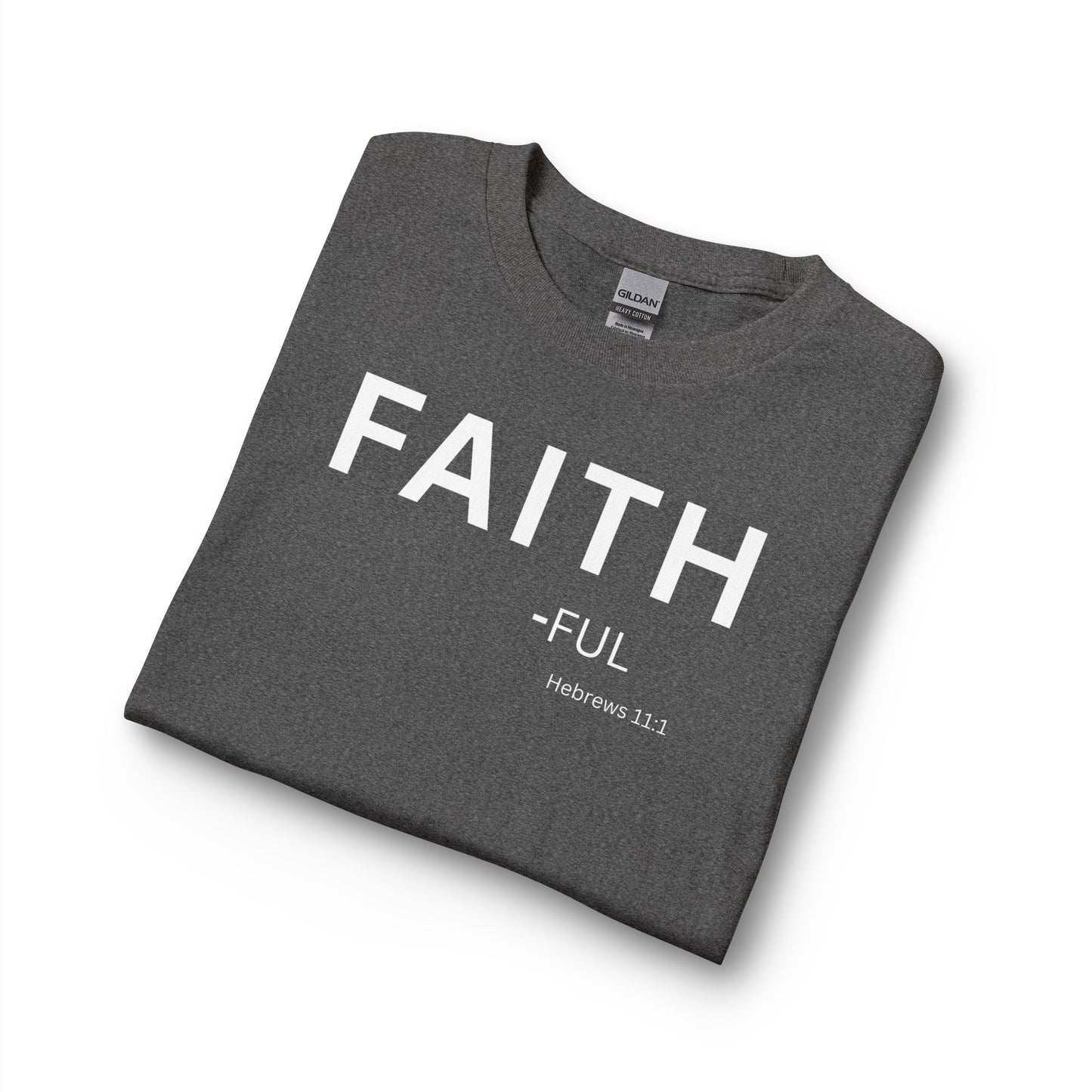 Faith-Ful Long Sleeve Tee – Christian Shirt (Hebrews 11:1)