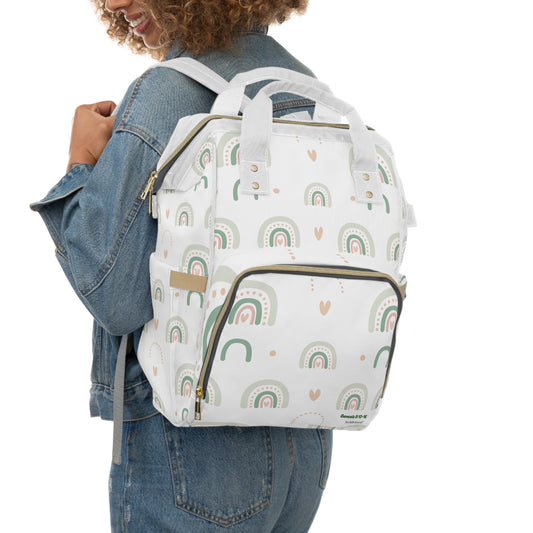 Rainbow Diaper Backpack — Christian Diaper Bag (Genesis 9:13-16)