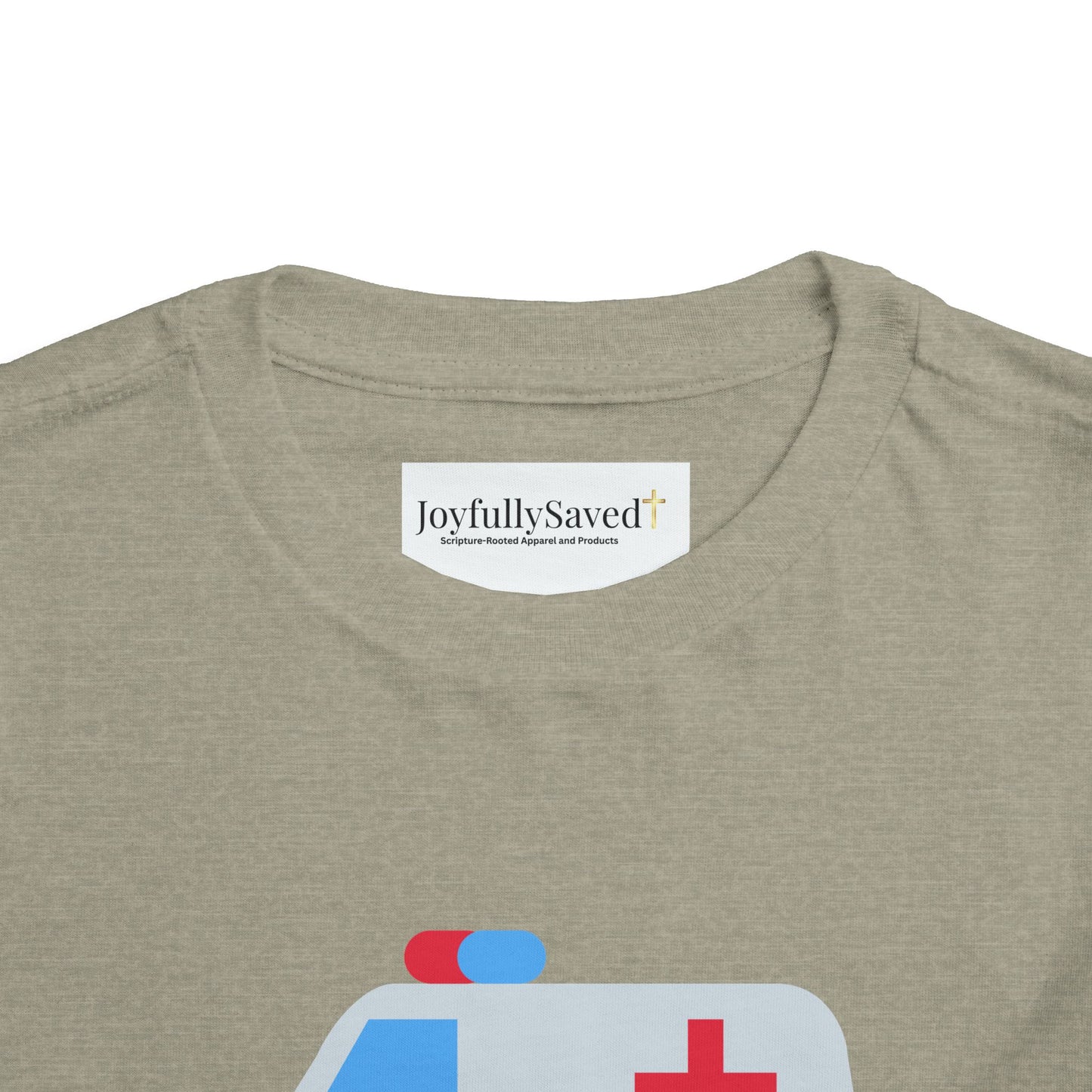 Christian Toddler Tee — Ambulance Graphic (John 15:13)