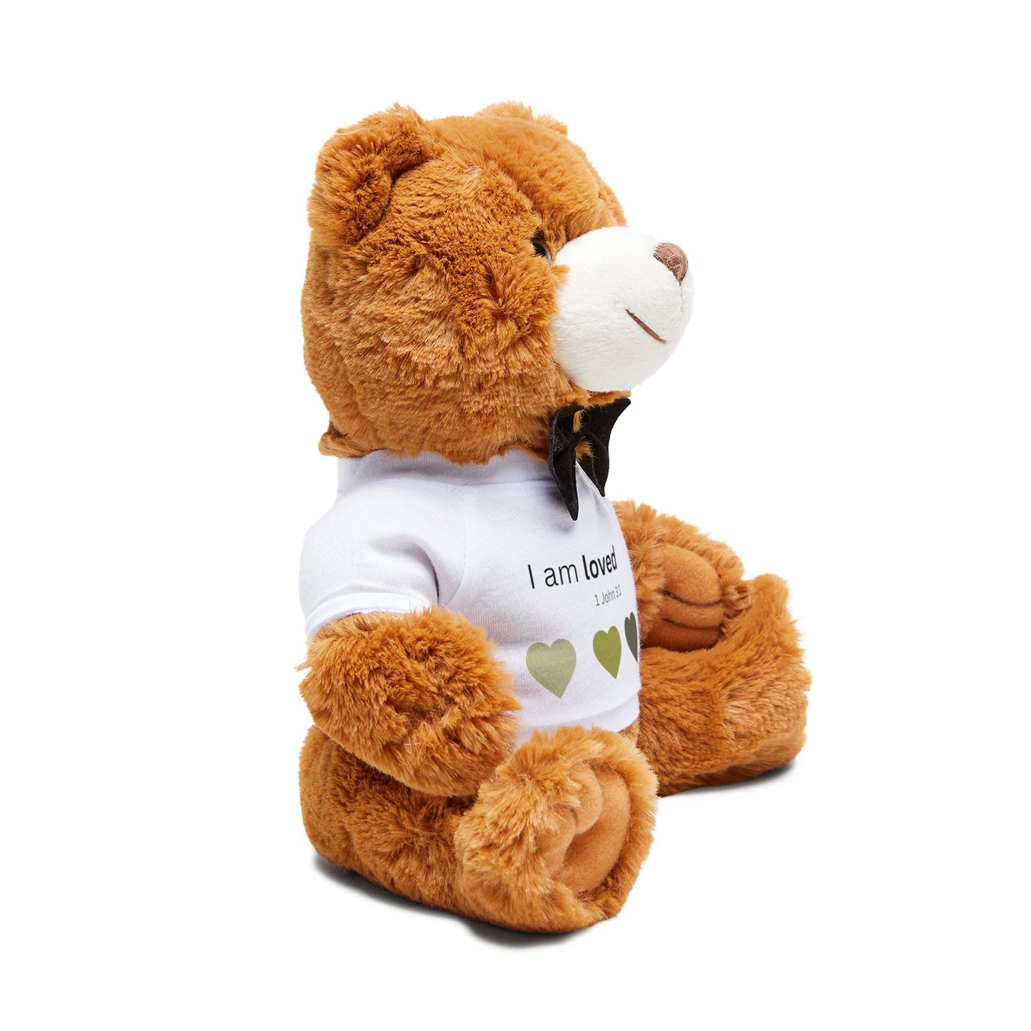 Bowtie Teddy Bear — Plush Bear with Uplifting Christian Message