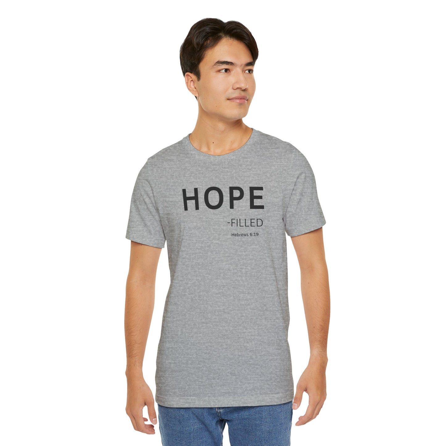 HOPE - filled - (Hebrews 6:19) | Christian Statement T-Shirt