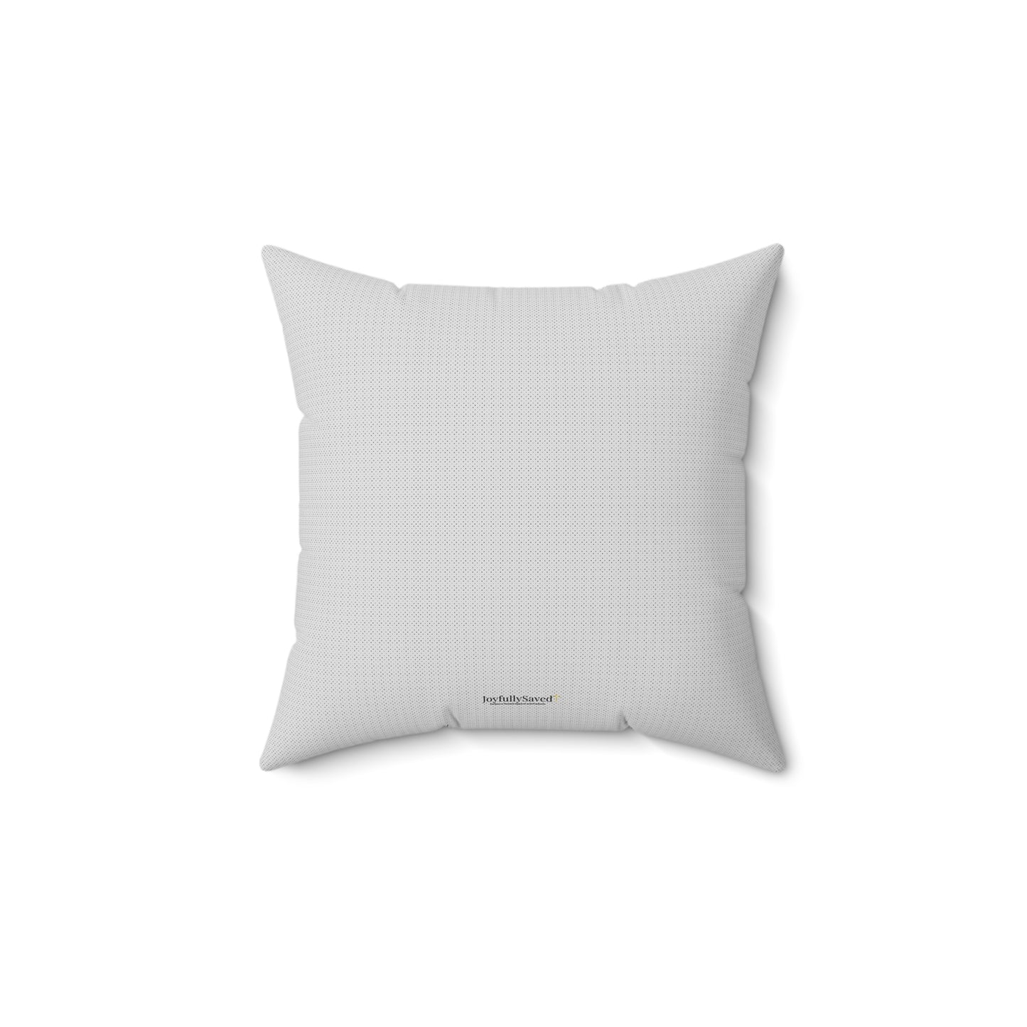 Faith-ful Hebrews 11:1 Decorative Pillow — Christian Signature Cross Throw Pillow