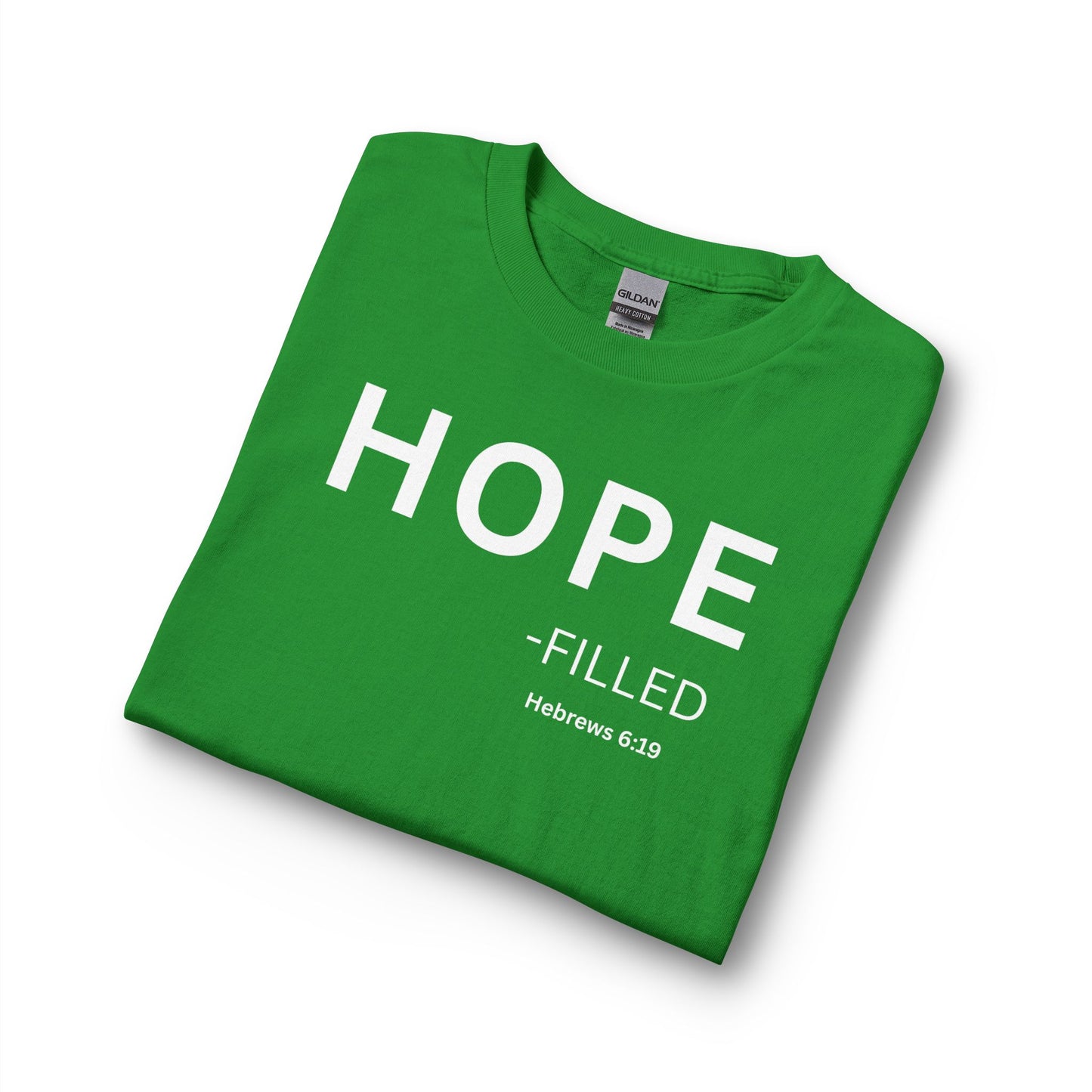 HOPE - filled Long Sleeve Tee — Christian Statement Shirt (Hebrews 6:19)
