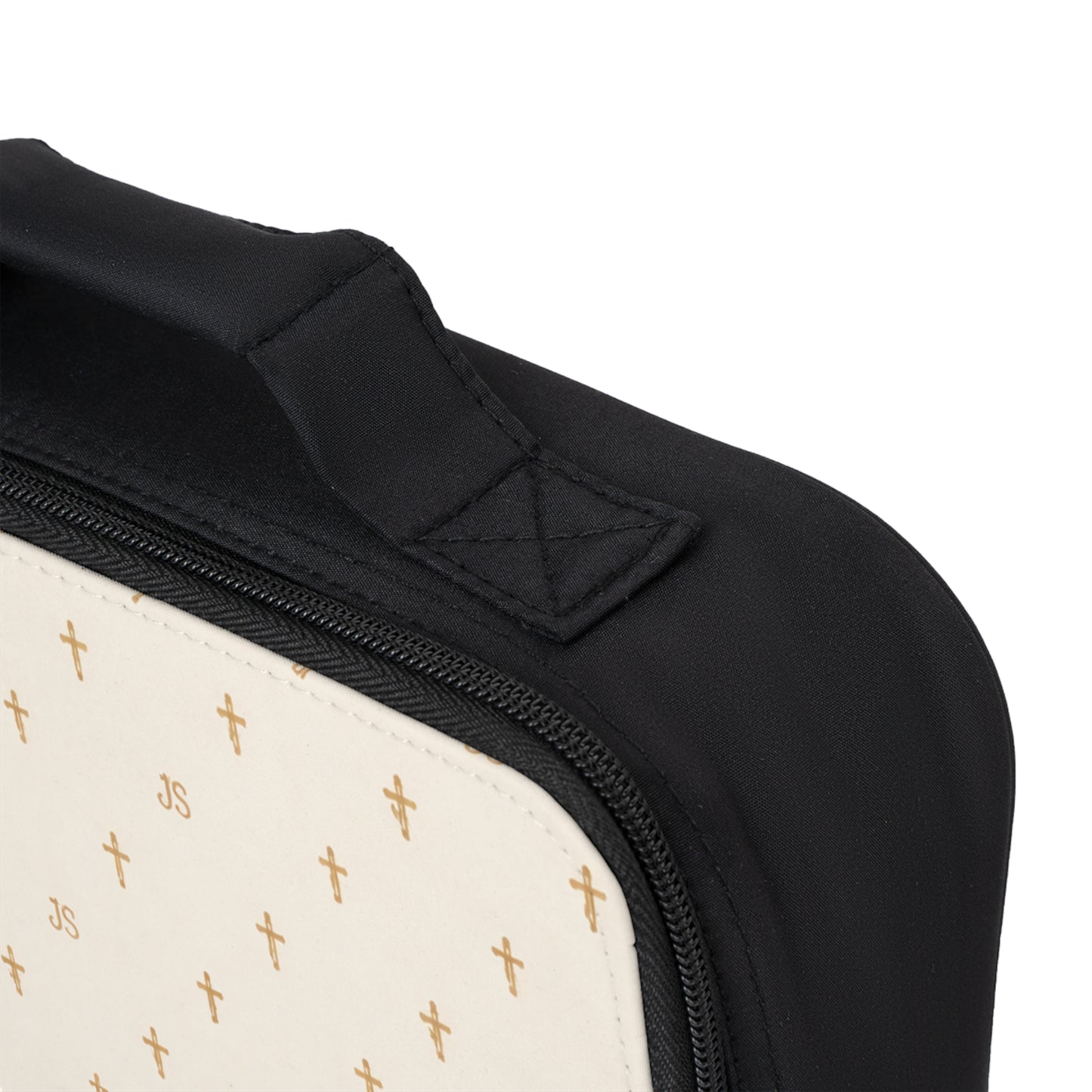 Cream, Crosses ‘Joyfully Saved’ Lunch Bag — Christian Insulated Lunchbox