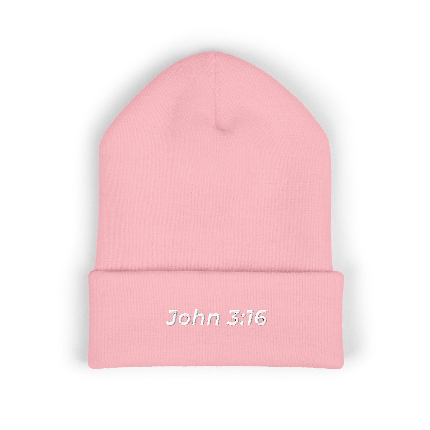 John 3:16 Embroidered Cuffed Beanie