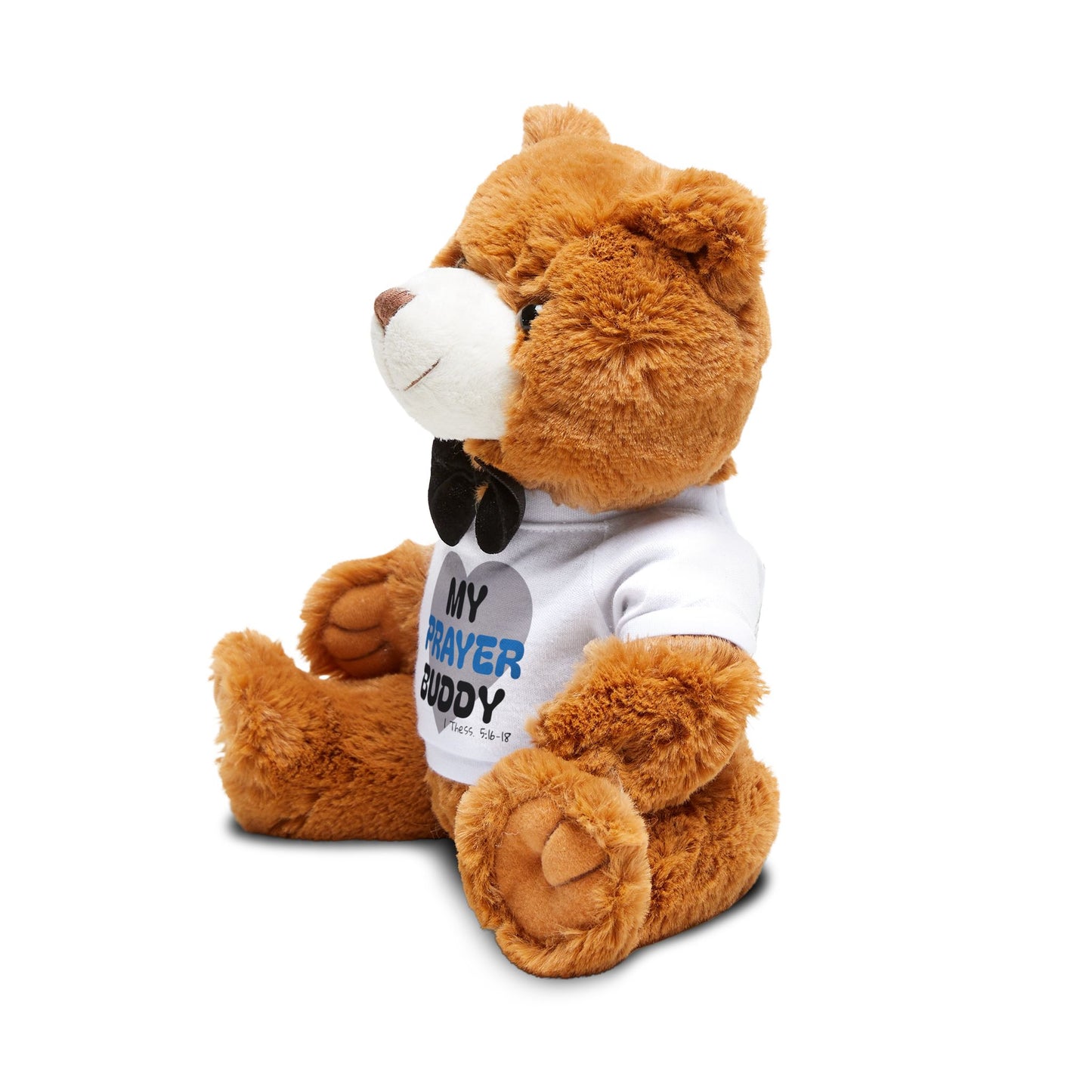 Prayer Buddy Teddy Bear Plush — 'My Prayer Buddy' T-Shirt