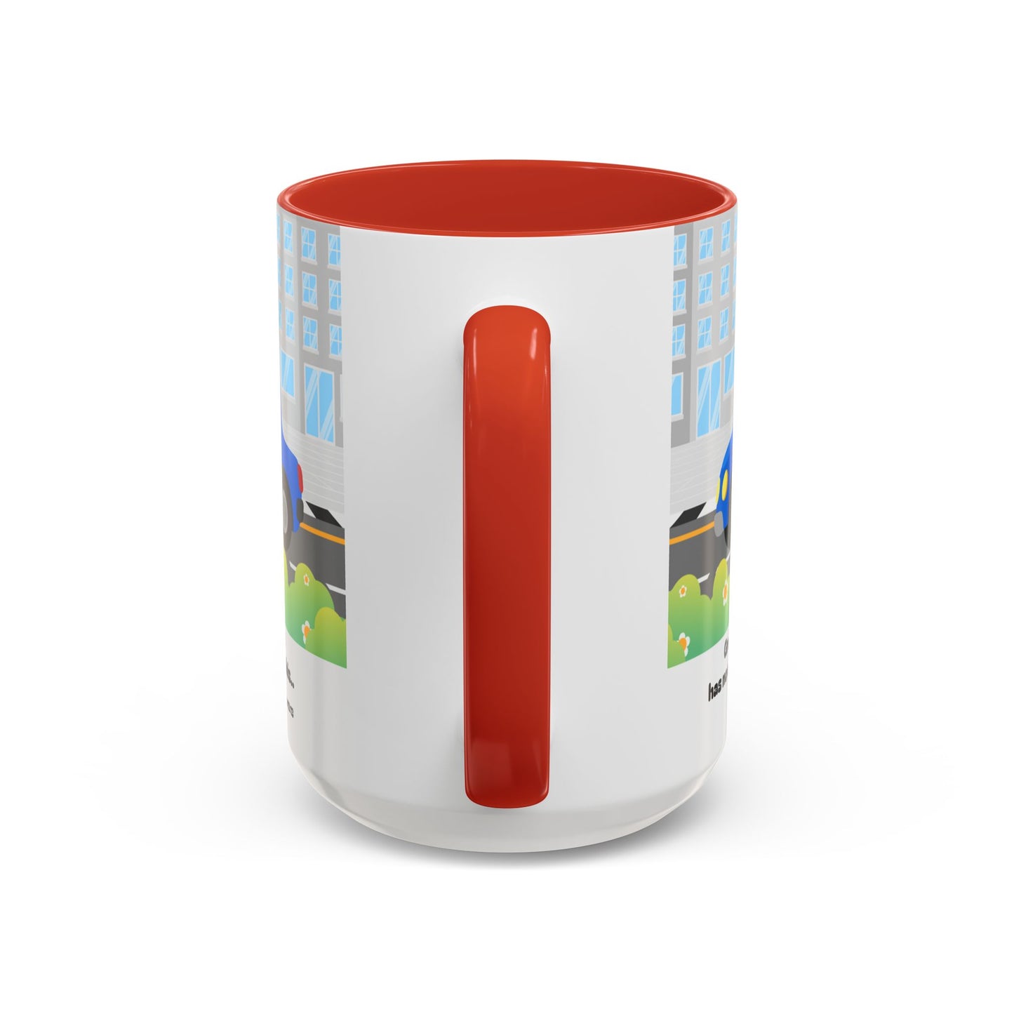 Police Car Coffee Mug — "Greater love has no one than this" Scripture Mug (11/15 oz)