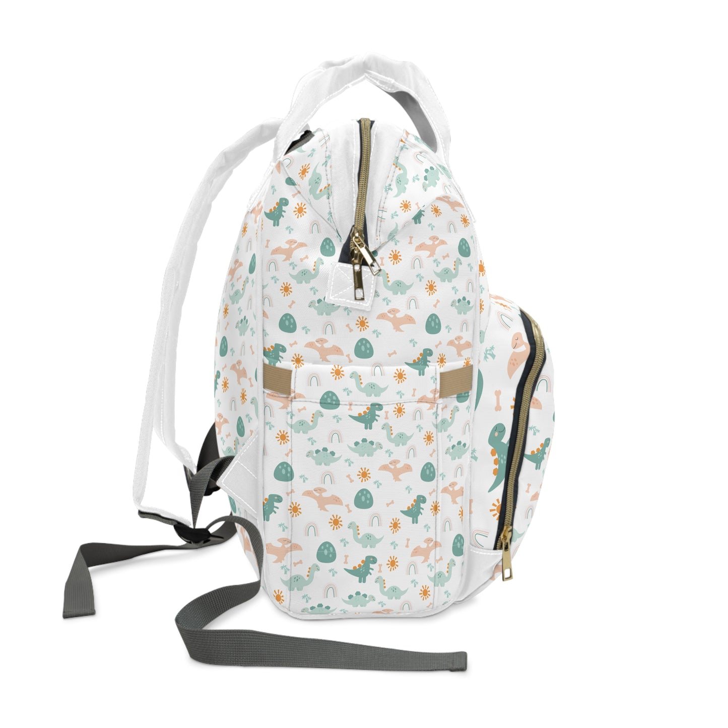 Baby Dinosaur Diaper Backpack — Christian Diaper Bag (Psalm 150:6)