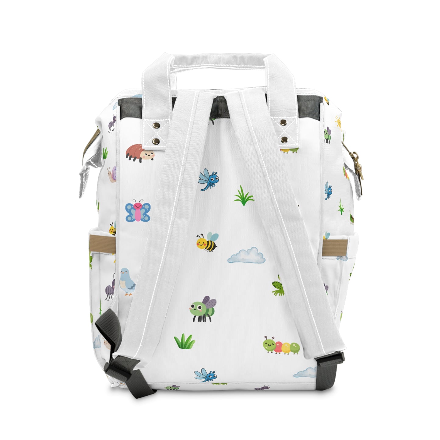 Cute Critters Diaper Backpack — Christian Diaper Bag (Psalm 150:6)