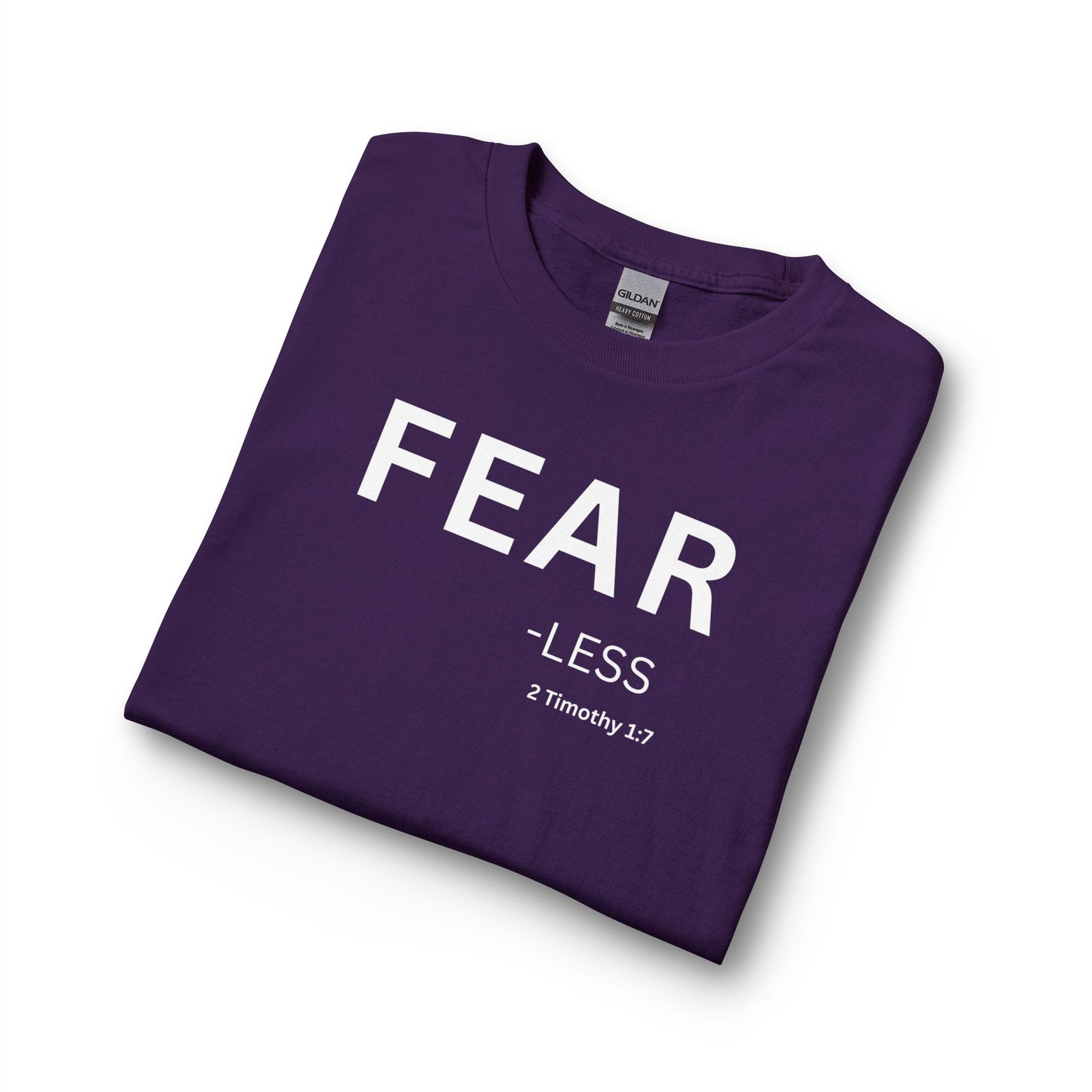 Fear-Less Long Sleeve Tee – Christian Shirt (2 Timothy 1:7)