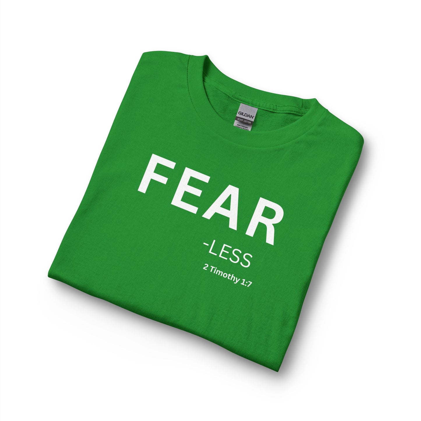 Fear-Less Long Sleeve Tee – Christian Shirt (2 Timothy 1:7)