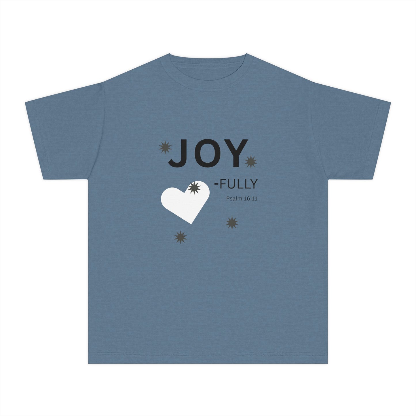 JOY-fully Youth Tee, Psalm 16:11 —  Christian Kids T‑Shirt