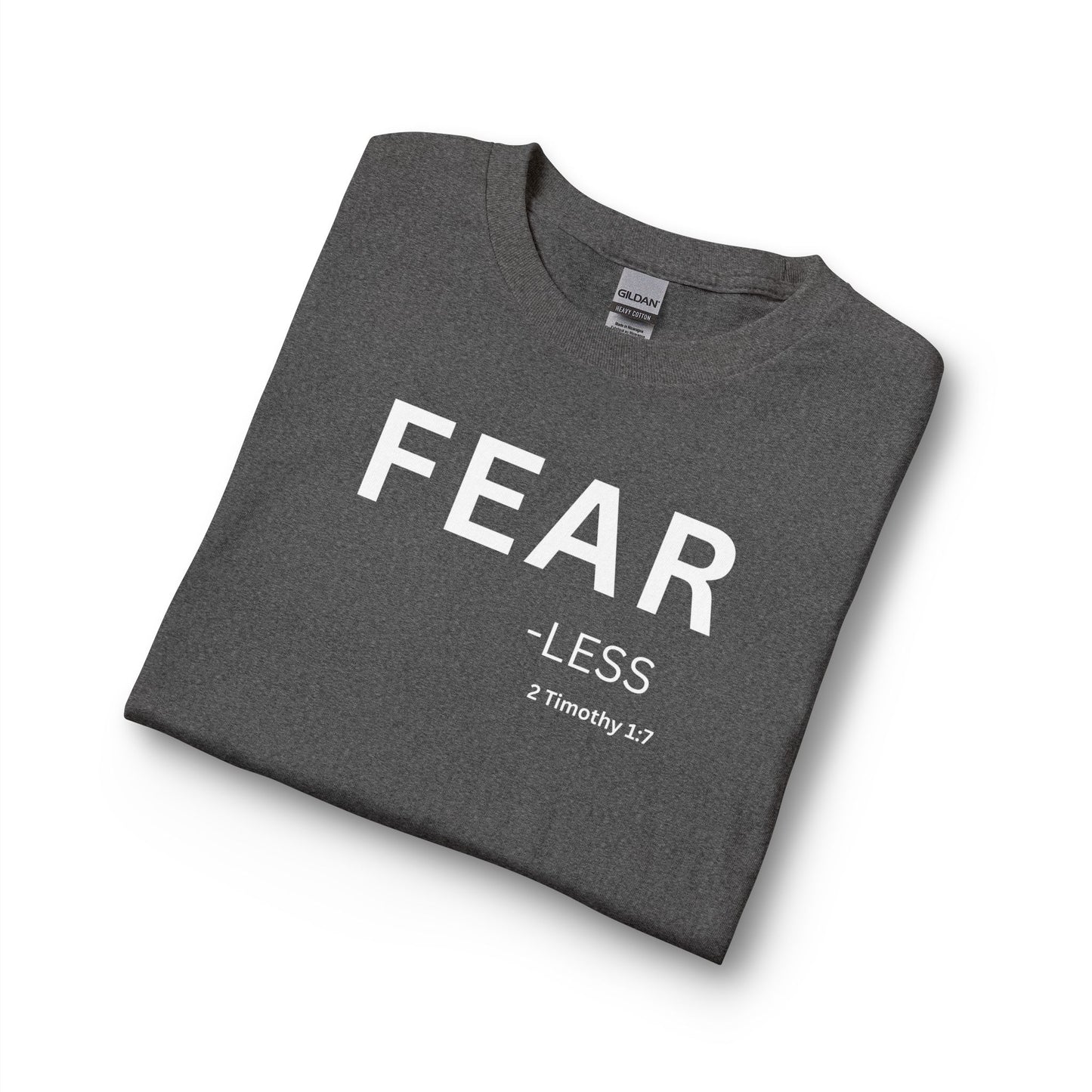 Fear-Less Long Sleeve Tee – Christian Shirt (2 Timothy 1:7)