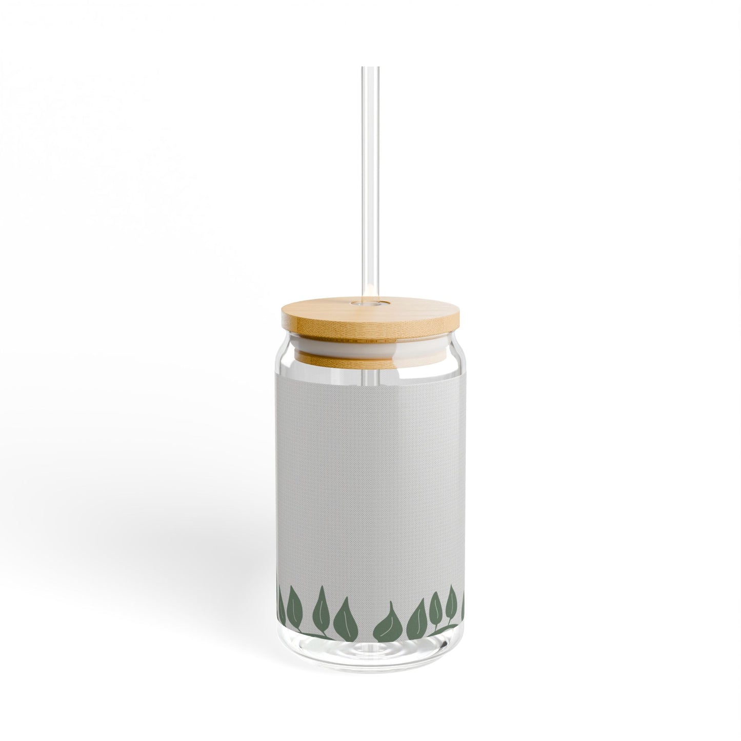 JOY-fully Glass Can (16oz) — Psalm 16:11 Floral Straw Tumbler | Christian Gift