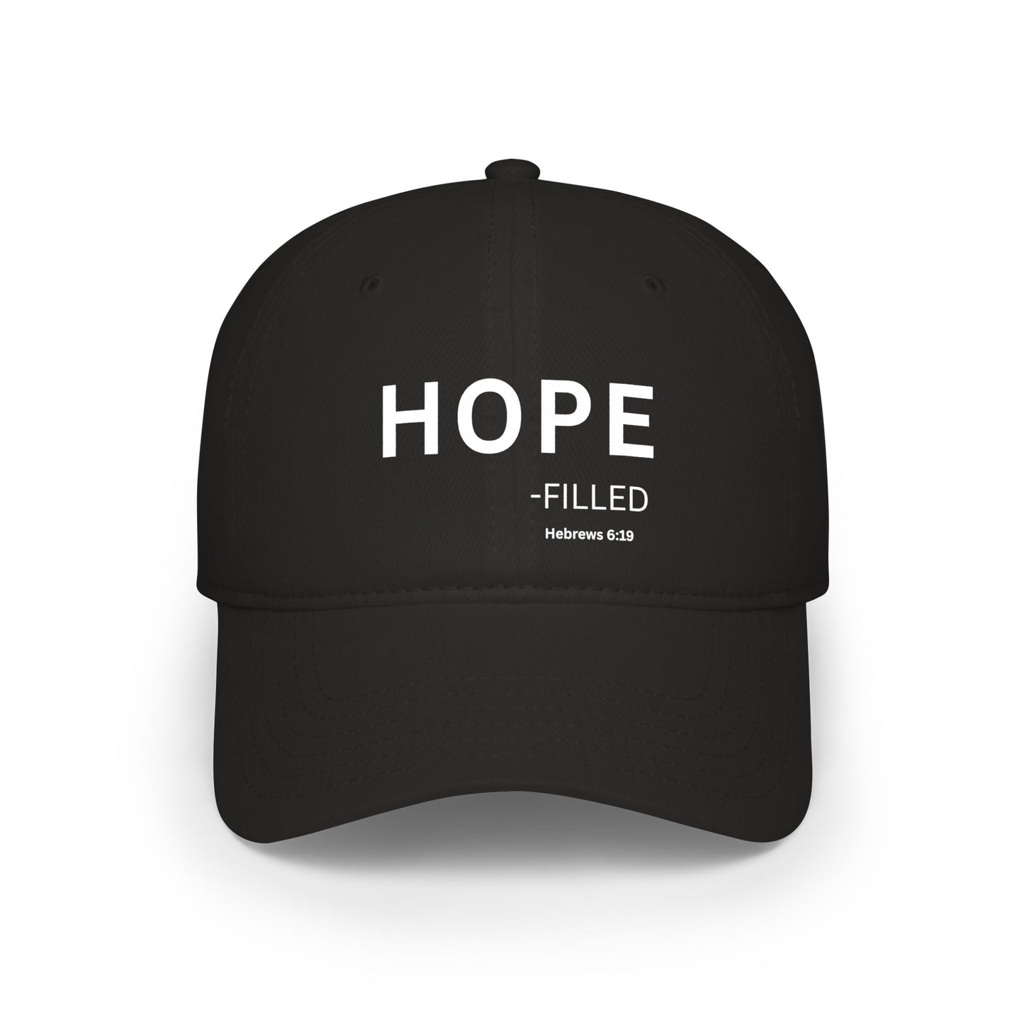 HOPE-filled Baseball Cap — Christian Hat (Hebrews 6:19)