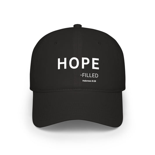 HOPE-filled Baseball Cap — Christian Hat (Hebrews 6:19)