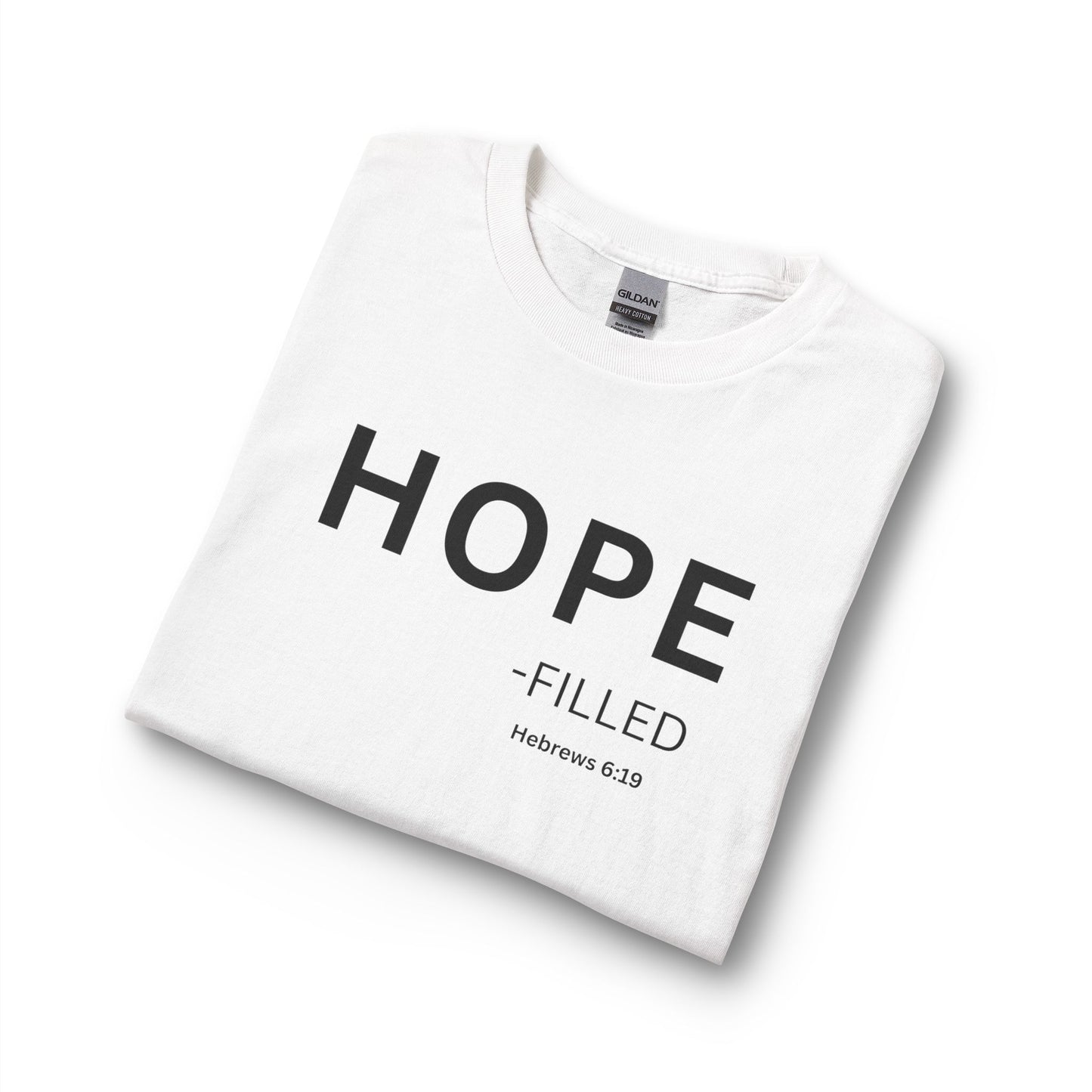 HOPE - filled Long Sleeve Tee — Christian Statement Shirt (Hebrews 6:19)